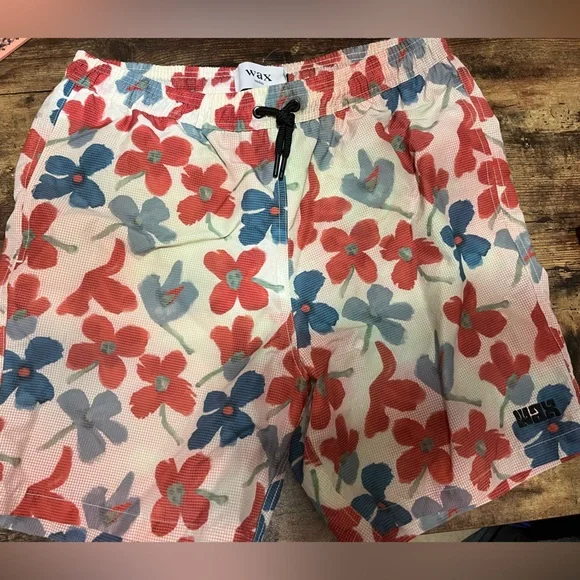 NWOT Wax Men’s Swim Shorts - Picture 1 of 4
